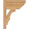 Ekena Millwork Balboa Slat Smooth Outlooker, Western Red Cedar, 7 1/2"W x 14"D x 18"H OUT08X14X18BOA06SWR - alternate 4